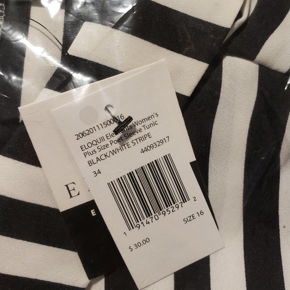 NEW - ELOQUII TUNIC TOP - Picture 6 of 6